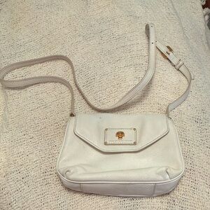 Marc Jacobs White Leather Crossbody Bag